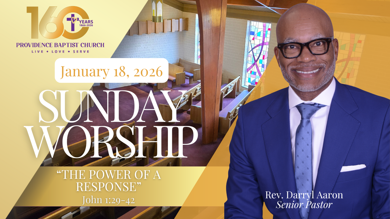 Rev Aaron and title of sermon